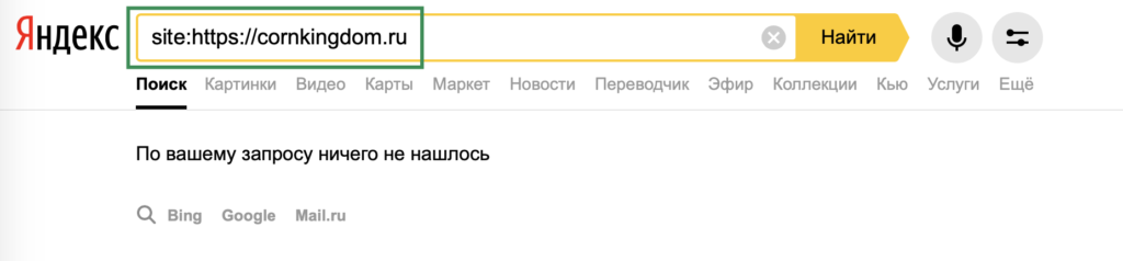 Почему моего сайта нет в Яндекс или Google 2